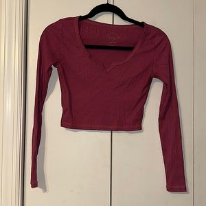 Cropped long sleeve, sundown by splendid, x-small